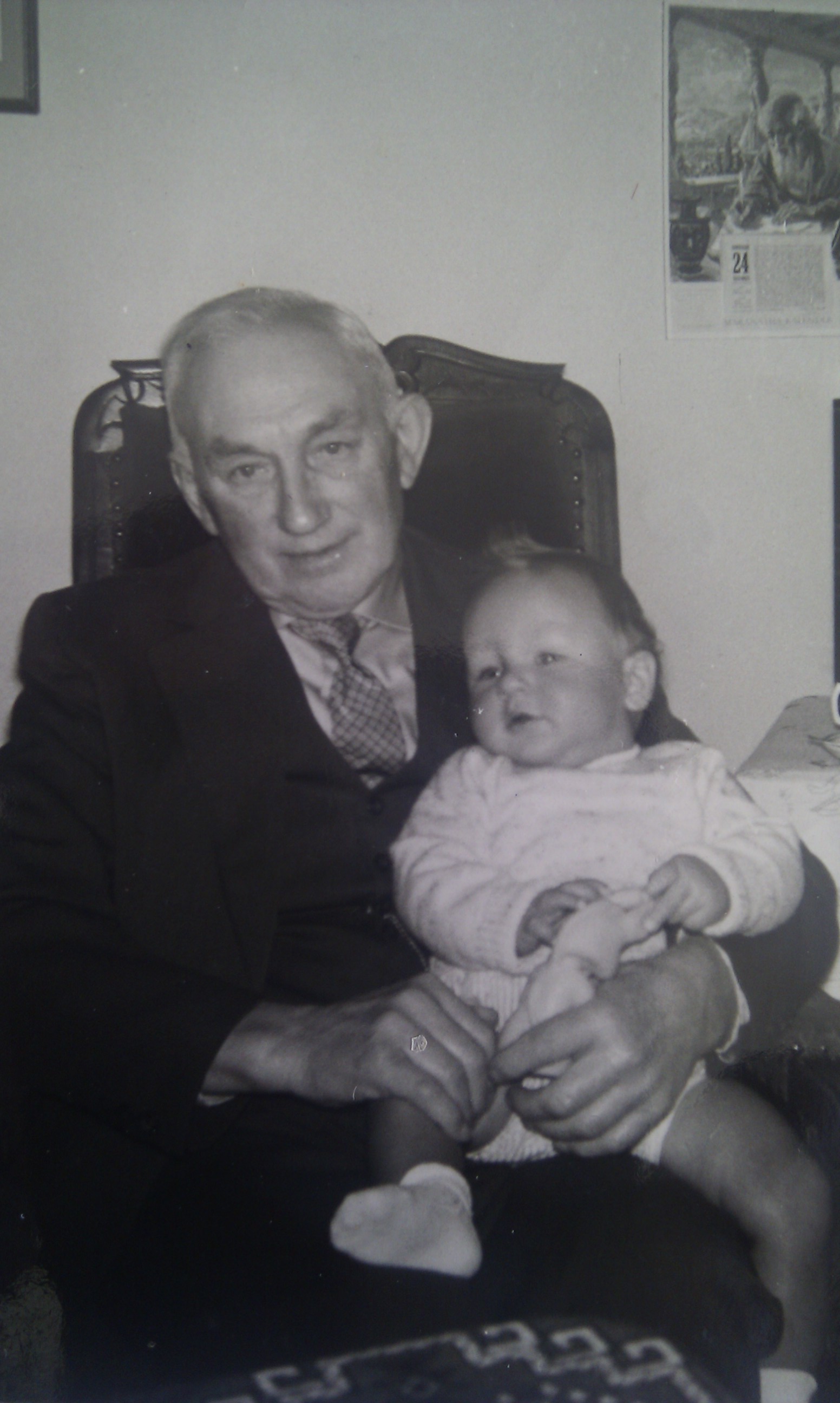 met opa Van Schaik